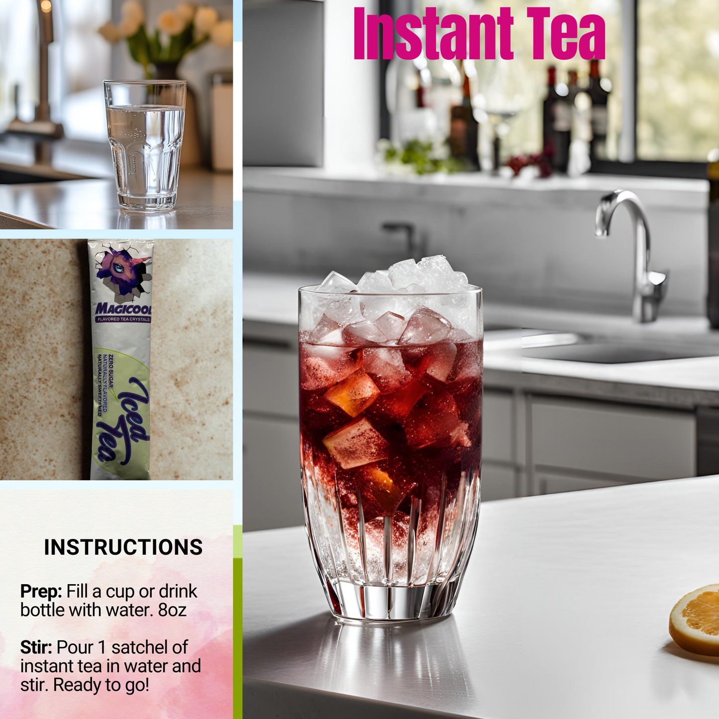 Instant Ice Tea Crystals- 8 count