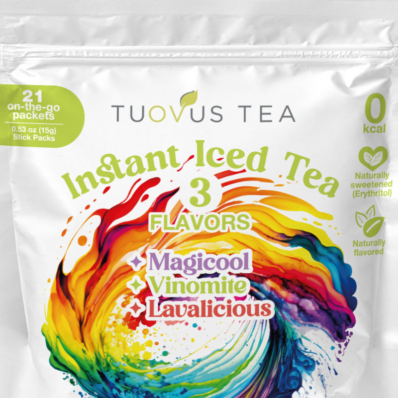 Instant iced tea crystal package