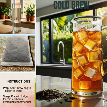 Regal Blend Black Tea Brew Bags, Nbr 33. 10 Count.