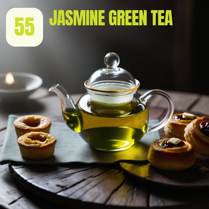 Classic Jasmine Green Tea Teabags, Nbr 55. 25 Count.