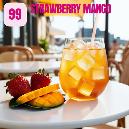 Strawberry Mango Flavored Black Tea, Nbr 99. 25 Count.